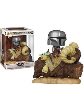Funko POP! Star Wars The Mandalorian & The Child On Bantha Deluxe Vinyl Figure #